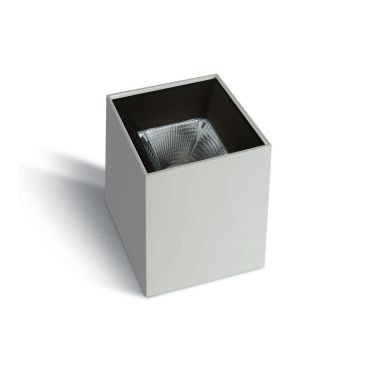 ONE Light Dark Light Pro Square Cylinders - spot en saillie 1L - 8 x 8 x 10,4 cm - 15W LED inclus - blanc