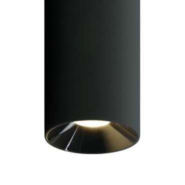 ONE Light LED Cylindres décoratifs - spot en saillie 1L - Ø 7,2 x 15,5 cm - 15W LED inclus - noir