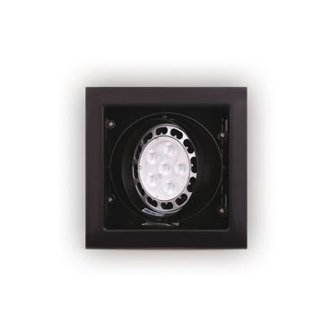 Maxlight Matrix - spot encastrable 1L - 185 x 185 mm, 150 x 150 mm encastrable - noir