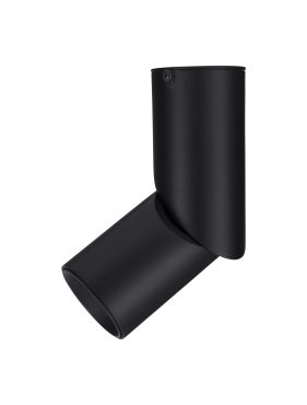 Nova Luce Oberon - spot en saillie - Ø 6 x 18 cm - 6W LED inclus - noir