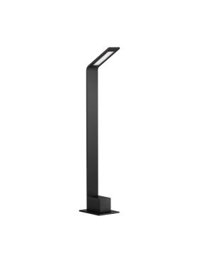 Nova Luce Vel - lampe de jardin - 9,5 x 61 cm - 7W LED inclus - IP65 - noir sablé