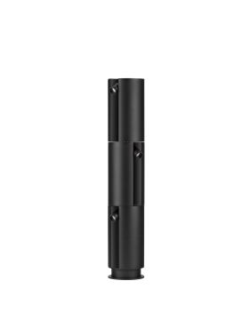 Nova Luce Taglio - lampe de jardin - Ø 12 x 65 cm - 8W LED inclus - IP65 - noir sablé