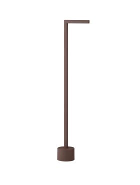 Nova Luce Pipe - lampe de jardin - 11 x 64,5 cm - 5W LED inclus - IP65 - corten