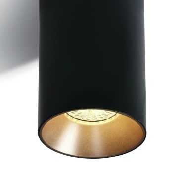 ONE Light Chill Out Cylinder GU10 - spot en saillie 1L - Ø 7,5 x 13,5 cm - noir