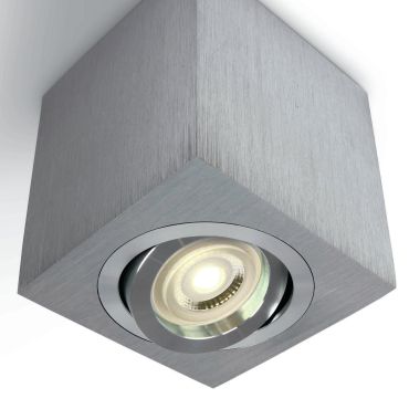 ONE Light GU10 - plafonniers - 9,5 x 9,5 x 9 cm - aluminium