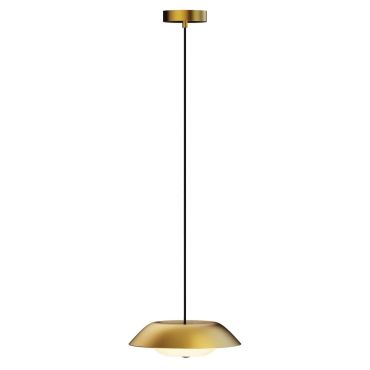 VK Lighting Mira - lampe suspendue - Ø 26 x 150 cm - 4W LED inclus - laiton mat