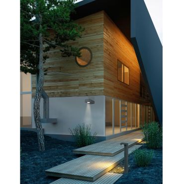 MODÈLE D’EXPOSITION - Nova Luce Apollo - lampe de jardin - 80 cm - 6W LED inclus - IP54 - gris foncé