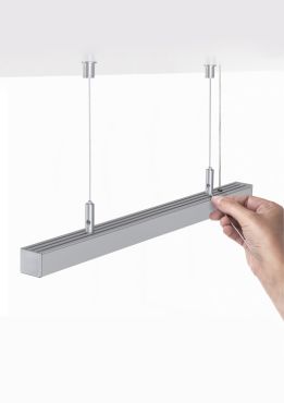 KLUS RD-1 - set de montage avec câble 150cm - argent satiné