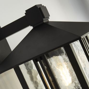 Searchlight Venice - applique d'extérieur - 23 x 35,5 cm - IP44 - noir
