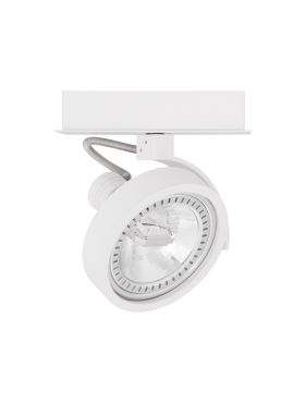 Nova Luce Thomas - spot en saillie - 6 x 19 x 14,5 cm - blanc