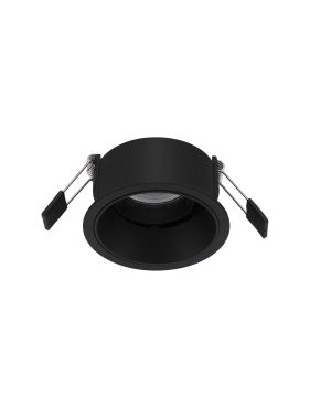 Nova Luce Reina - spot encastré - Ø 90 mm x 49 mm, encastré Ø 75 mm - noir