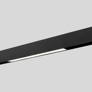 Nova Luce Rieti - luminaire pour système de profilés magnétiques - 26,9 x 3,5 x 5,1 cm - 15W LED inclus - noir - couleur de lumière blanche