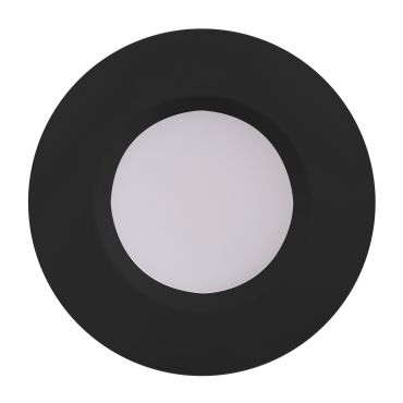 Nordlux Tiaki - spot encastré - Ø 85 mm, Ø 72 mm taille d'encastrement - 5,7W dimmable LED inclus - IP65 - noir