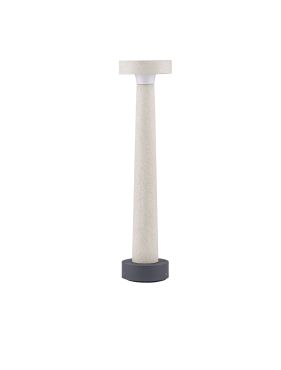 Nova Luce Cram - lampe de jardin - Ø 11,5 x 50 cm - 5W LED inclus - IP65 - sablé