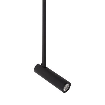 Nova Luce Tek - spot pour système de profilés magnétiques - Ø 3 x 62 cm - 10W LED inclus - noir