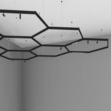 Nova Luce Tree 02 - connecteur - 18 x 21 x 7,5 cm - noir