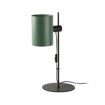 Faro Guadalupe - lampe à poser - 24 x 22,5 x 55 cm - noir et vert