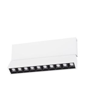 Nova Luce Pad - plafonnier - 27,5 x 4 x 12,2 cm - 15W LED inclus - blanc