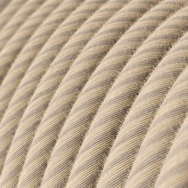 Creative Cables - cordon textile - par 100 cm - coton et lin