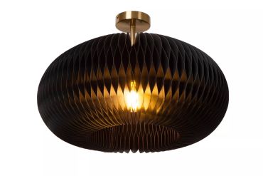 Lucide Armoni - plafonnier - Ø 52 x 26 cm - noir