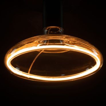 Segula Lampe LED - Floating Line - Réflecteur - Ø 20 x 11,5 cm - E27 - 8W dimmable - fumé
