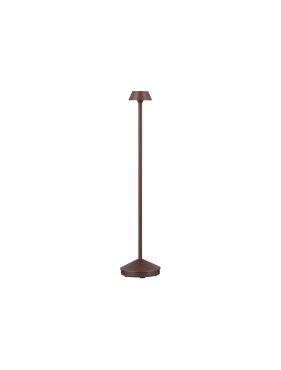 Nova Luce Arion - lampe de jardin - Ø 11 x 50 cm - 4W LED inclus - IP65 - corten