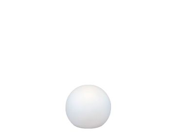 New Garden Buly 20 - lampe de table solaire - Ø 20 x 14,5 x 17 cm - 1W RGB LED inclus - IP68 - blanc