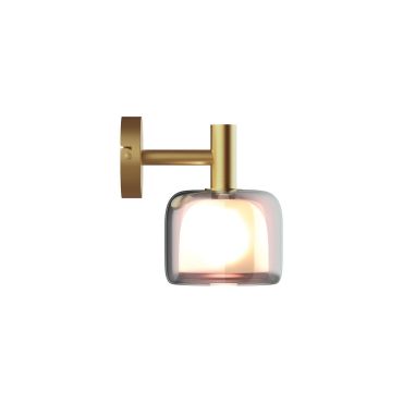 VK Lighting Nala - applique murale - Ø 14,5 x 21,5 x 19,8 cm - laiton mat