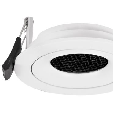 Nova Luce Cadmo - spot encastrable - Ø 90 mm, Ø 82 mm encastrable - blanc