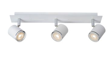 Lucide Rilou - spot en saillie - 42 x 7,5 x 12 cm - 3 x 5W LED dimmable inclus - blanc
