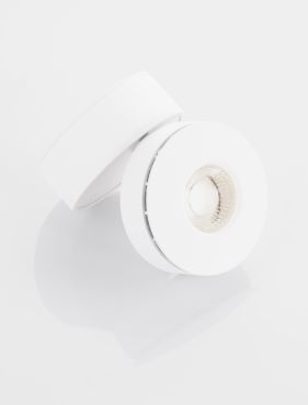 Nova Luce Lot - spot en saillie - Ø 10 x 7 cm - 15W LED inclus - blanc