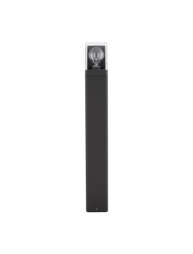 Nova Luce Selena - lampe de jardin - 8,5 x 65 x 8,5 cm - IP65 - anthracite foncé