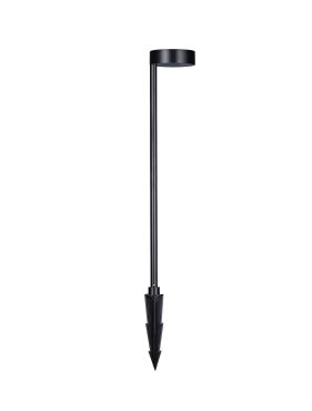 Nova Luce Dyol - lampe de jardin - Ø 12 x 63 cm - 7W LED inclus - IP65 - noir sablé
