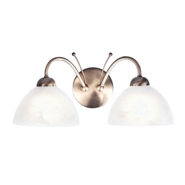 Searchlight Milanese - applique murale - 40 x 19 cm - laiton antique