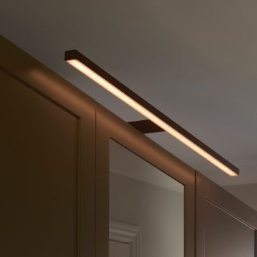 Nordlux Marlee 80 - applique murale - 80 x 14,2 x 9,6 cm - 11,5W LED inclus  - IP44 - noir