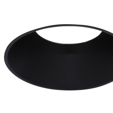 Nova Luce - cadre intérieur rond - Ø 77 mm - noir