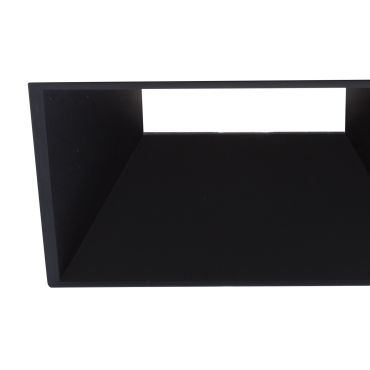 Nova Luce - cadre intérieur carré - 75 x 75 mm - noir