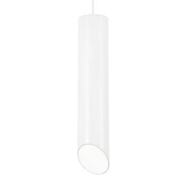 Nova Luce Pero - lampe suspendue - Ø 6 x 150 cm - blanc