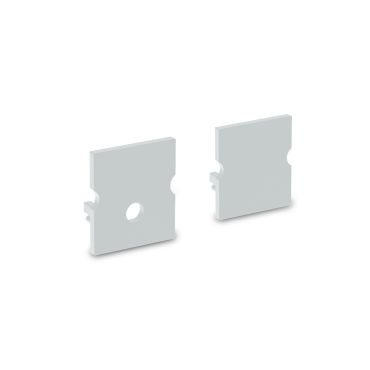 ONE Light Dark Light Profiles - profilé encastré - 6,3 x 2,6 cm - longueur 200 cm - blanc