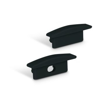 ONE Light Black Profiles Series - profilé encastrable LED - 2,3 x 0,9 cm - longueur 200 cm - noir