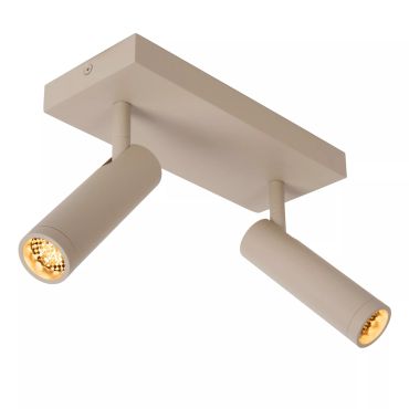 Lucide Grado - spot encastrable 2L - 25 x 10 x 23 cm - taupe