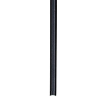Nova Luce Ultrathin - lampe suspendue - Ø 2,5 x 150 cm - 3W LED inclus - noir