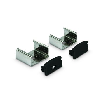 ONE Light Black Profiles Series - Profilé LED - 1,7 x 0,9 cm - longueur 200 cm - noir
