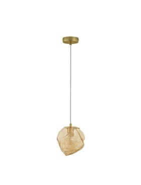 Nova Luce Odell - lampe suspendue - Ø18 x 120 cm - or