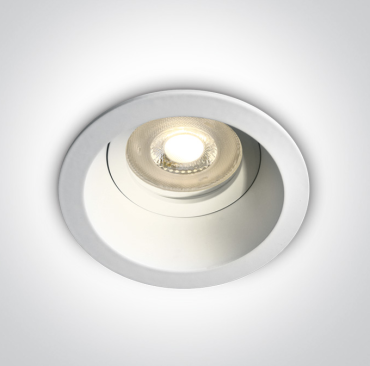 ONE Light - Gamme Dark Light - spot encastrable - Ø 85 mm, Ø 68 mm encastrable - blanc