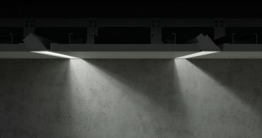 KLUS Pok-us - profilé LED encastré pour plaque de plâtre 16 mm - largeur de fenêtre 1,2 cm - aluminium