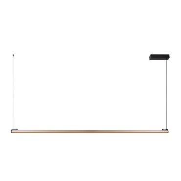 Lucide Braga - suspension avec capteur de mouvement à commande gestuelle - 150 x 5 x 207,9 cm - LED dimmable 36 W incluse - café