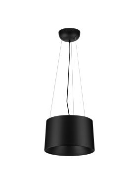 Nova Luce Atil - lampe suspendue - Ø 35 x 210 cm - 24W LED inclus - noir sablé