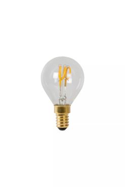 Lucide Ampoule à filament LED - Ø 4,5 x 7,7 cm - E14 - 3W dimmable - 2700K - transparent