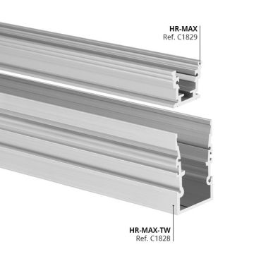 KLUS HR-MAX-TW - rail de montage - 3,76 x 5,5 cm - aluminium
